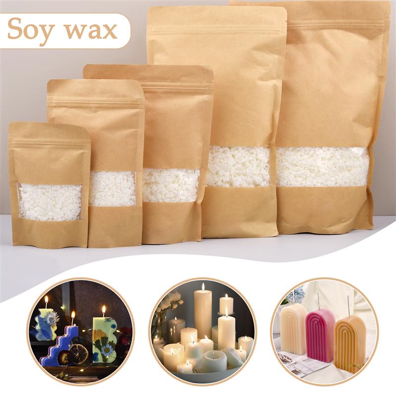 Soy Wax Flake - 50-1000g Doğal Saf Soya Balmumu Pul