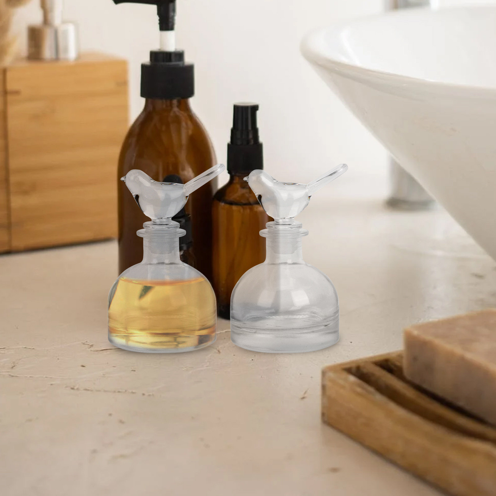 2 adet cam parfüm şişeleri Pre - Home Fragrance Usa incelemesi ve fiyatı