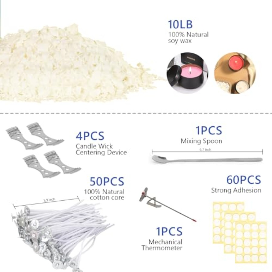 Mum Yapımı Kiti Malzemeleri, Y - Soy Wax Flake incelemesi ve fiyatı